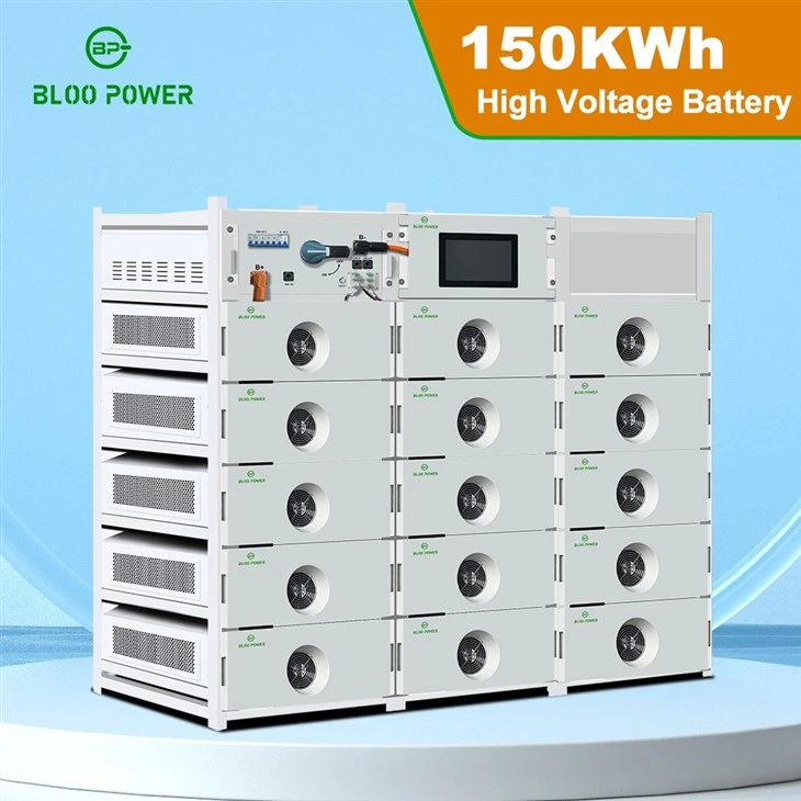 150KWh big battery with three-phase inverter